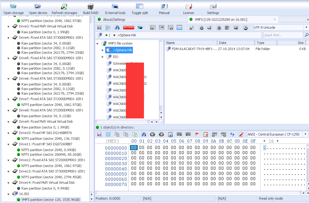 北京北亚数据恢复中心DELL EqualLogic ps存储硬盘故障数据恢复案例图